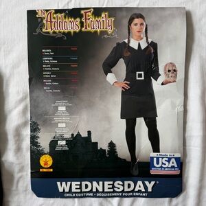 NWOT Addams Family Wednesday Costume Large